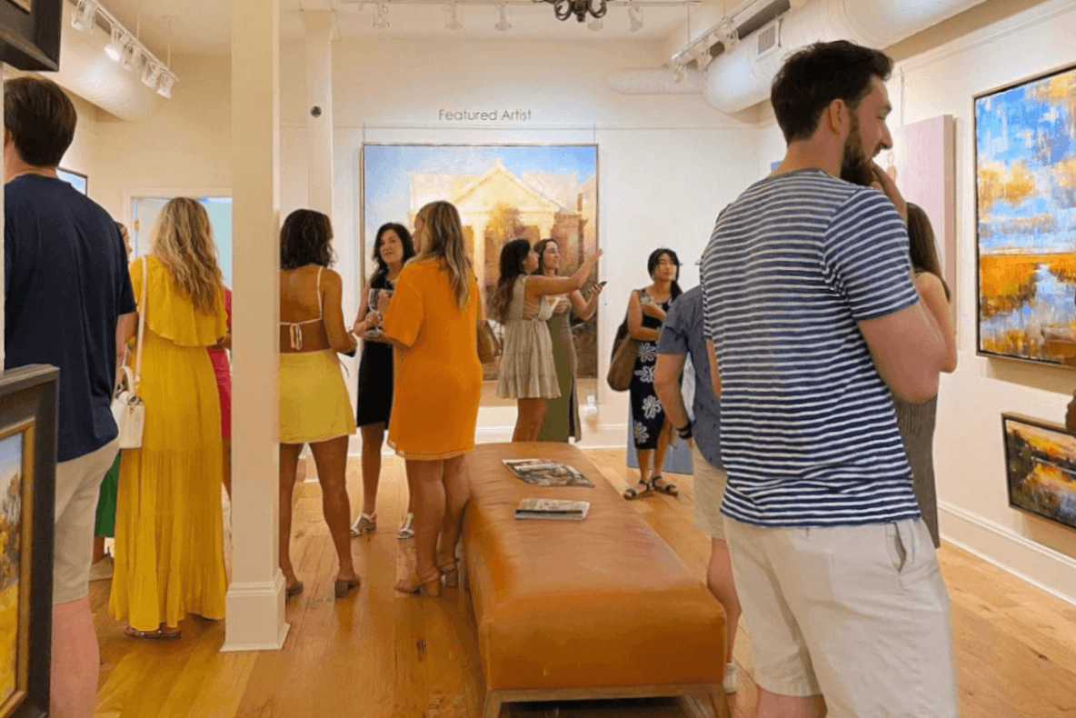 Charleston Art Walk and Gallery Walking Map - LePrince Charleston Art Galleries